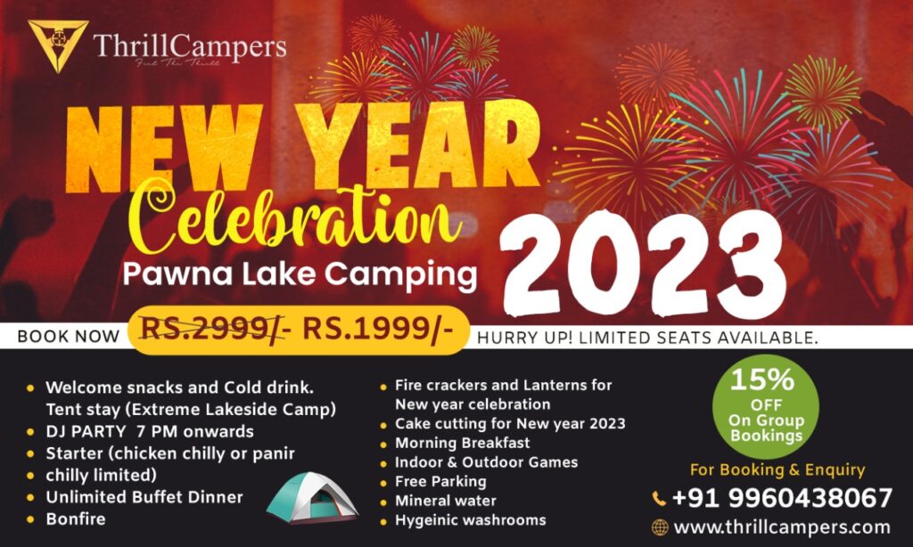 new year eve celebration at pawna lake camping 2023