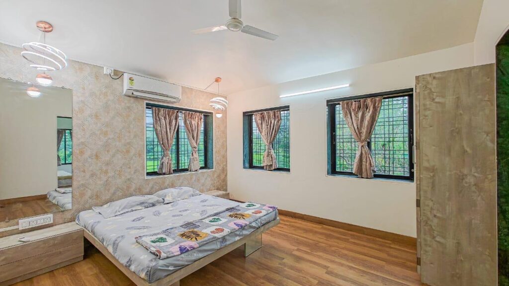 Pawna lake view from villa bedroom