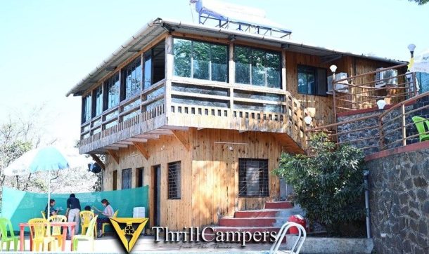 wooden villa in pawna lake